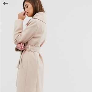 ASOS design coat. Size 10. Tags on never worn. Dressy wool coat.